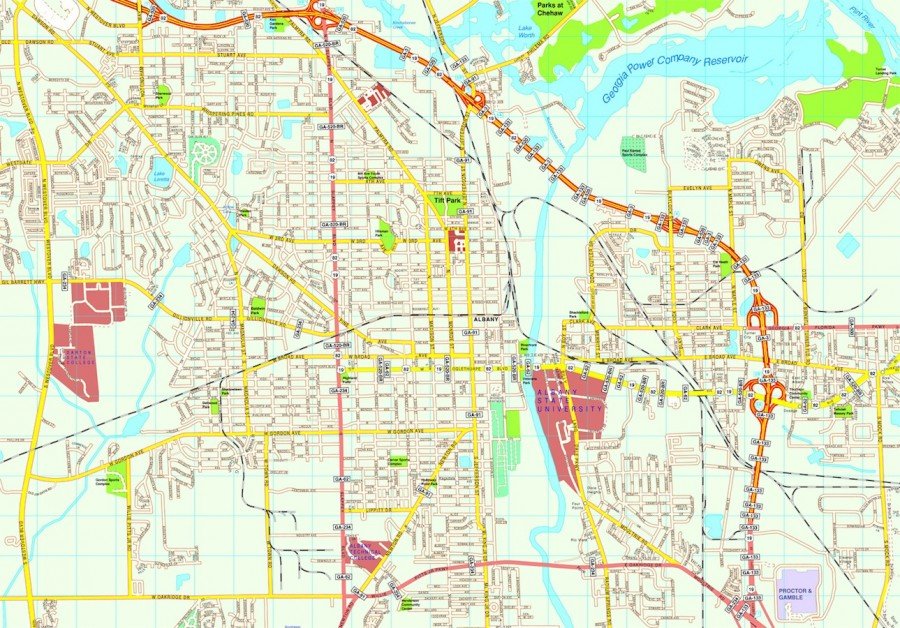 Albany Map 900x628 