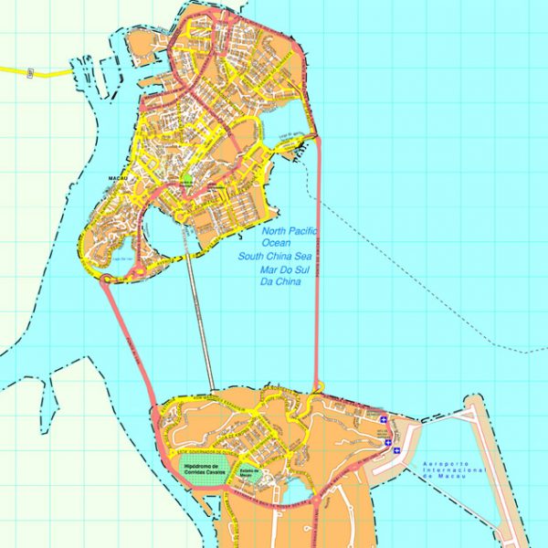 Macau map | Download vector maps for Adobe Illustrator