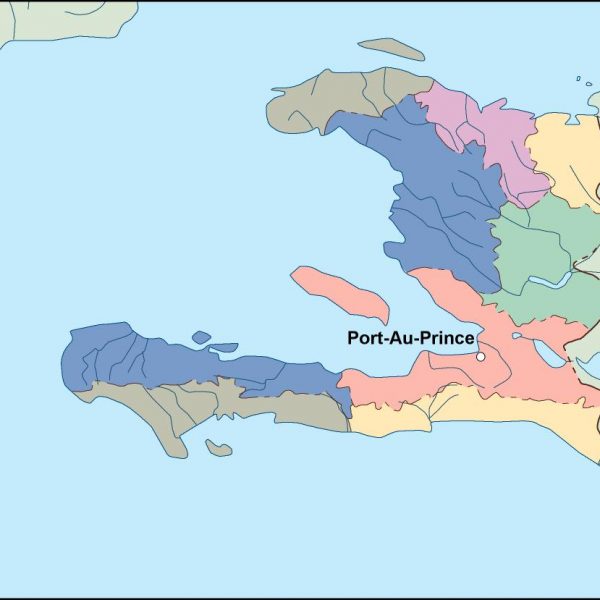 haiti vector map