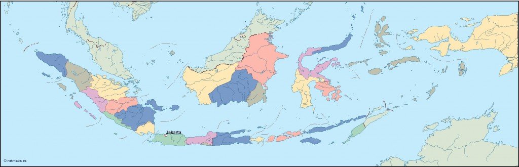 indonesia vector map. Eps Illustrator Map | Vector maps