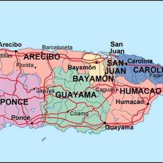 puerto rico political map