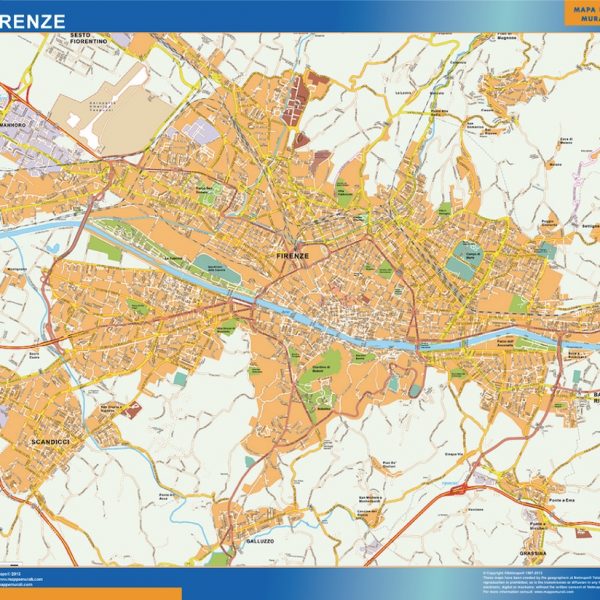 mappa eps firenze | Download vector maps for Adobe Illustrator