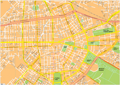 Sofia Vector EPS Map