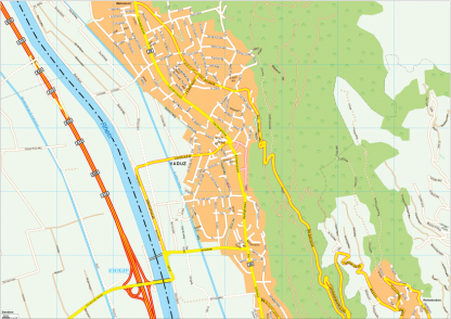 Vaduz Vector EPS Map